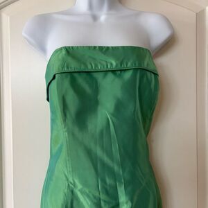 Jessica McClintock Green Strapless Prom Dress‎